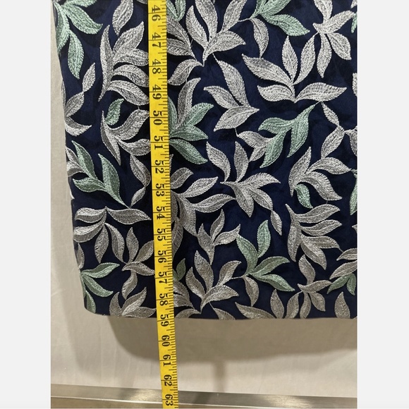 NWT JS Collections [ 14 ] Leighton Illusion Column‎ Gown in Oxford Blue G1462 - Picture 10 of 14